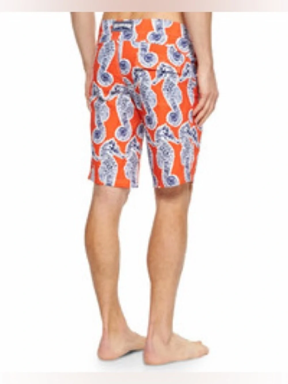VILEBREQUIN Meia Seahorse Print Board Shorts Orange (M2)